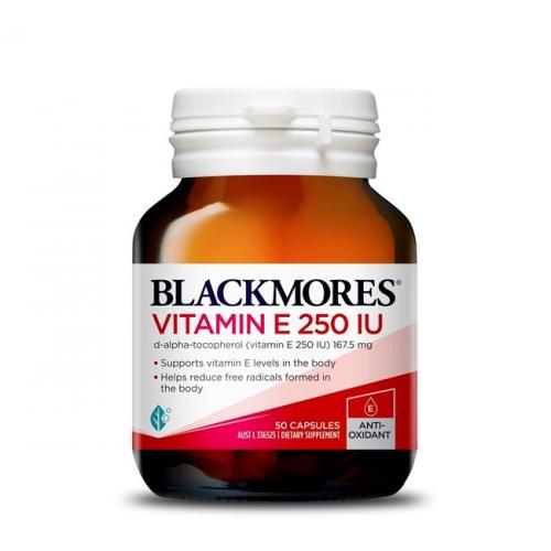 Blackmores 维生素E 维E Vitamin E 250IU 50 Capsules