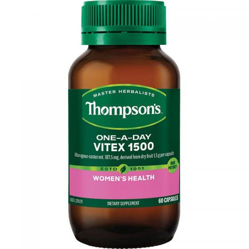 Thompson's 汤普森 圣洁莓胶囊 60粒 Thompsons One-a-day Vitex...