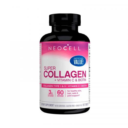 Neocell 胶原蛋白片 Super Collagen + Vitamin C & Biotin ...