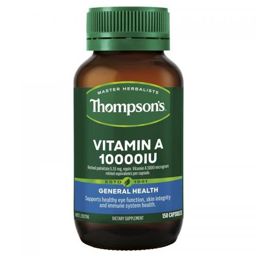Thompson's 汤普森 维生素A 10000IU 150粒 Thompson's Vitami...