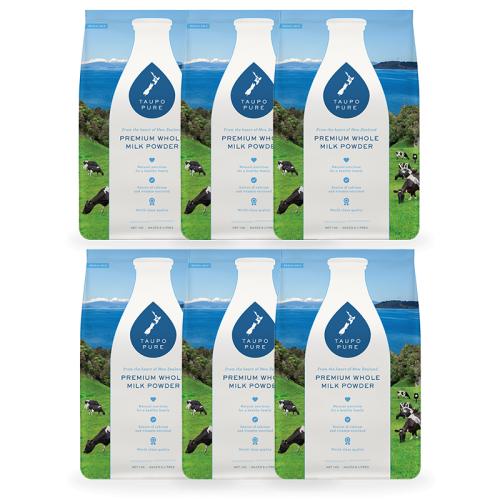 【品牌国内仓】【6袋包邮】特贝优 （全脂）AD高钙奶粉 1kg Taupo Pure Premium...
