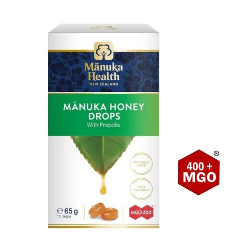 Manuka Health 蜜纽康 MGO400+ (蜂胶) 润喉糖  蜂胶糖15粒