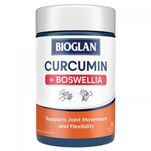 Bioglan 姜黄 乳香 Curcumin+Boswellia 50 Tablets