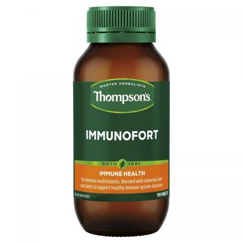 Thompson's 汤普森  成人综合免疫片 120片 Thompson's Immunofort 120s