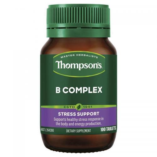 Thompson's 汤普森  维生素B族 100片 Thompson's B complex 10...