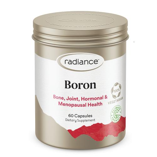 Radiance 硼胶囊 骨骼 关节和荷尔蒙健康 更年期健康 Boron 60 Capsules