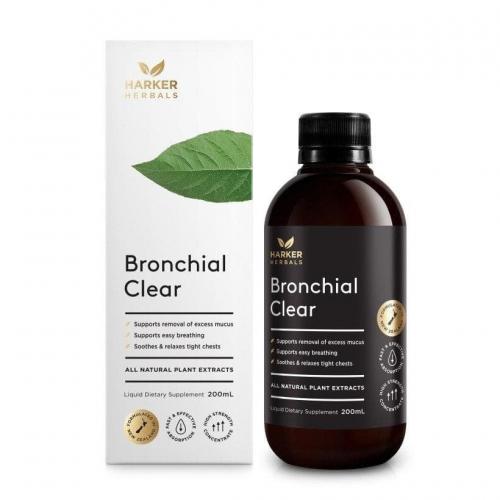 【高端版】Harker Herbals 支气管舒缓液 口服液 Bronchial Clear 200...