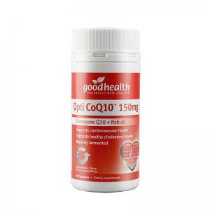 好健康 辅酶&鱼油 护心宁胶囊  CoQ10  Good Health ]Opti Coq10 150Mg+Fish Oil  60粒