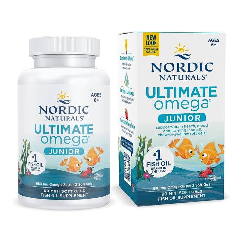 Nordic Naturals 挪威小鱼 终极鱼油  青少年补脑鱼油 Ultimate Omega ...