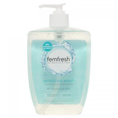 【600ml】芳芯 女性 敏感 私处护理洗液  (敏感肌肤适用/温和清新/去除异味/孕妇适用） Femfresh Sensitive Wash