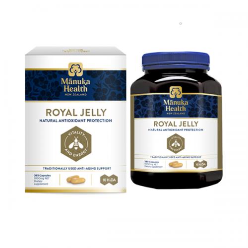 蜜纽康 蜂皇浆/蜂王浆胶囊 Manuka Health Royal Jelly Capsules 3...