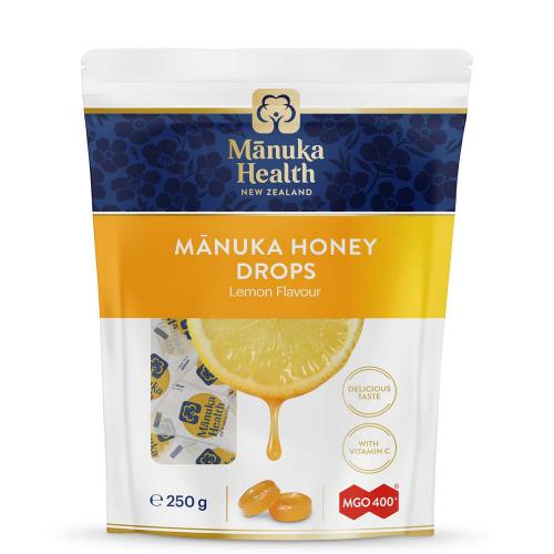 Manuka Health 蜜纽康 MGO400+  (柠檬) 润喉糖  蜂胶糖 250g