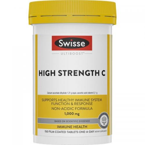 Swisse 斯维诗 高含量维生素C 150粒 Swisse Ultiboost High Stre...