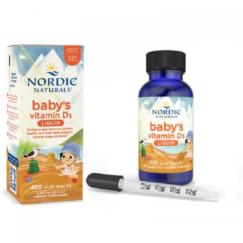 Nordic Naturals 挪威小鱼婴儿维生素D3  VD3 22.5ml